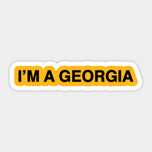 I'm a Georgia Sticker